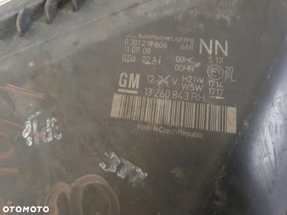 .  PRZOD PRZEDNIA LAMPA PRAWA OPEL ZAFIRA B - 4