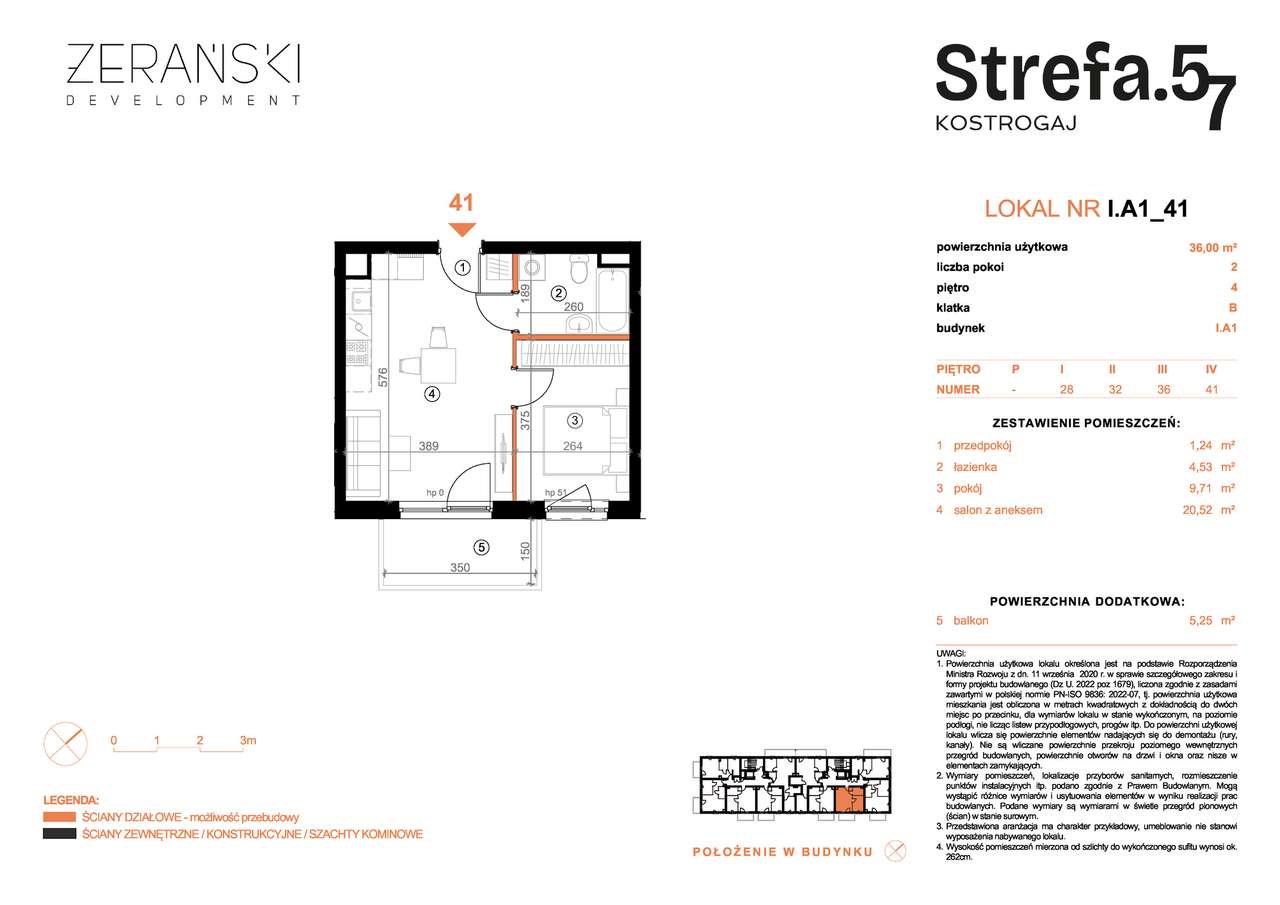 NOWE OSIEDLE W PŁOCKU | STREFA 57| dwupokojowe mieszkanie - 36m2