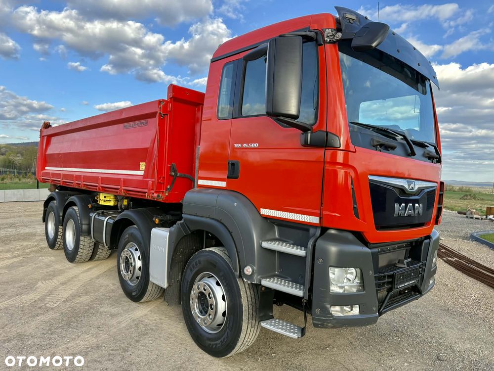 MAN TGS 35.500 *8X4, WYWROTKA, BORDMATIC, MEILLER KIPPER, EURO 6, 330TYŚ PRZEBIEGU* - 1