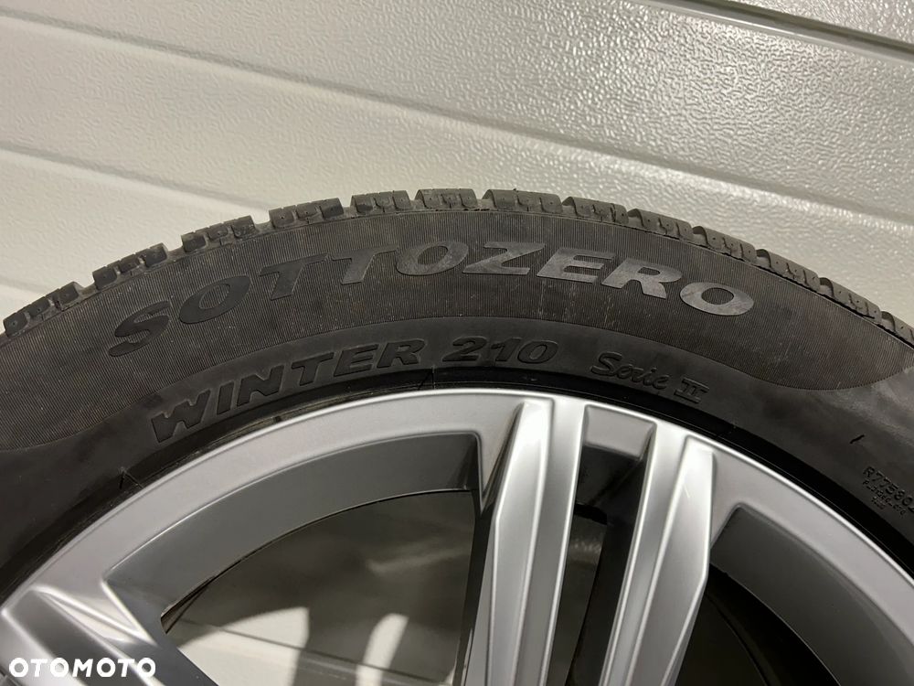 Oryginalne koła zimowe FELGI 18 VW Tiguan II Soda Kodiaq Seat Tarraco Audi Q3 Pirelli 235/55R18 7,5mm jak NOWE - 10
