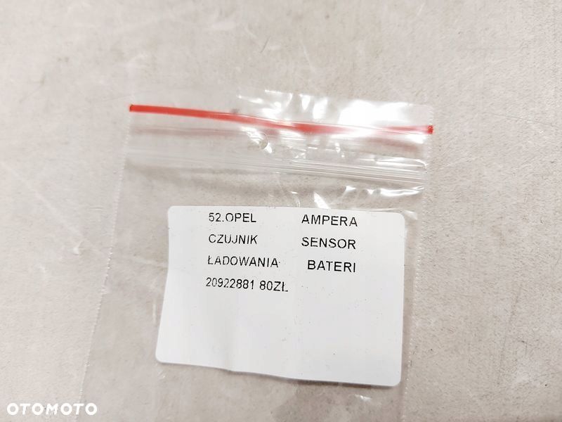 opel ampera czujnik sensor ładowania baterii 20922881 - 7