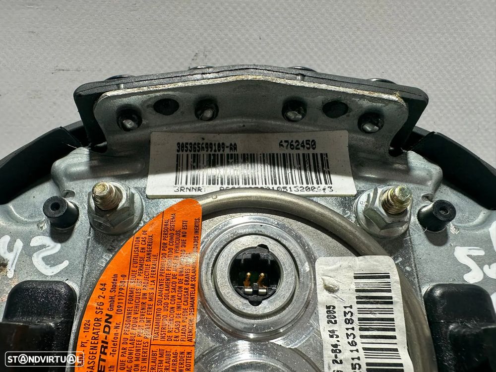 .Airbag Volante 3 Braços BMW Mini Cooper One S D R50 R52 Cabrio R53 6762450 2001 - 2007 - 8