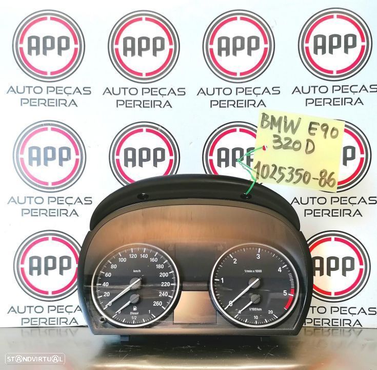 Quadrante BMW E90 /E91 320 D de 2008 referência  1025350-86, 10254350-76, 1K914148701F - 1