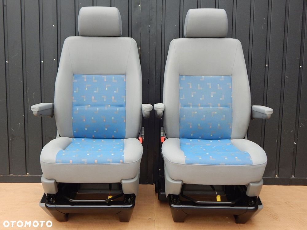 vw t5 t6 multivan fotel kierowcy pasażera prawy lewy przód komplet lll - 1