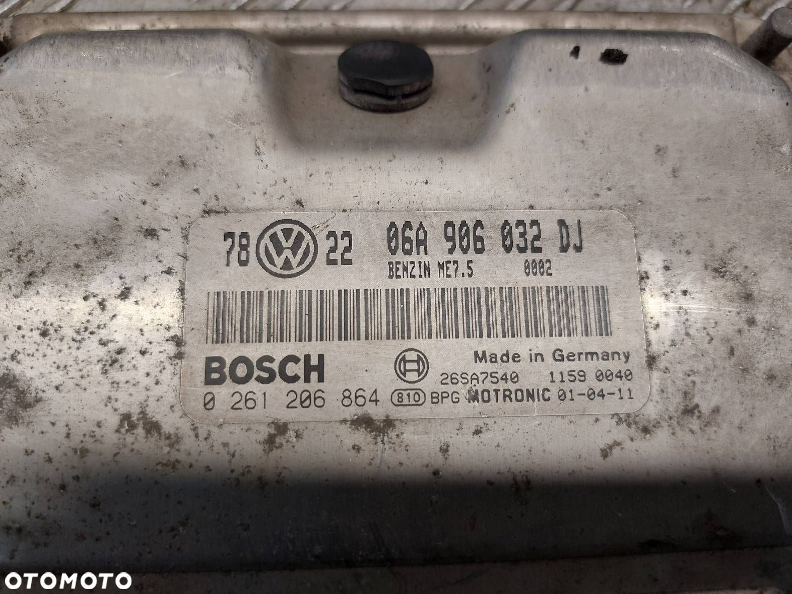 ZESTAW STARTOWY AUDI A3 8L LIFT 1.8 T 8L0920950E 06A906032DJ - 2