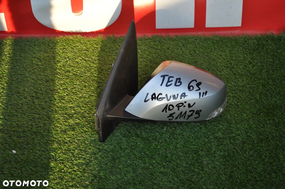 laguna III lusterko lewe 10 pin EUROPA nr 51179 WYSYŁKA - 2