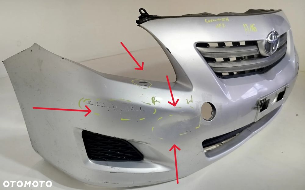 zderzak przedni przód grill TOYOTA COROLLA E15 07-10 1F7 - 3