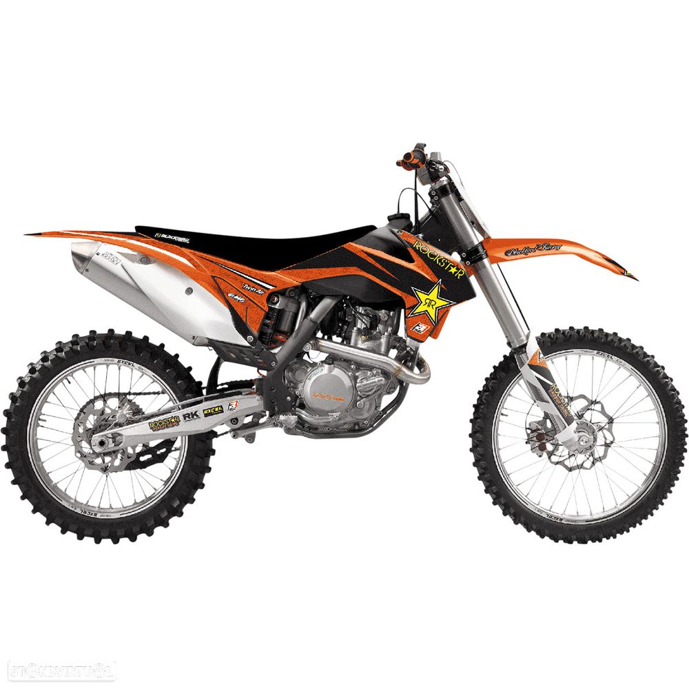 kit autocolantes blackbird rockstar energy ktm exc / sx - 2