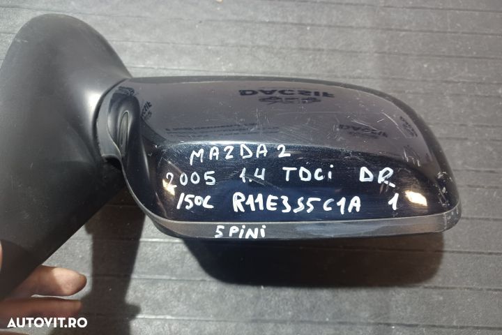 Oglinda dreapta electrica Mazda 2 DY [2003 - 2005] Hatchback 1.4 AT ( - 3
