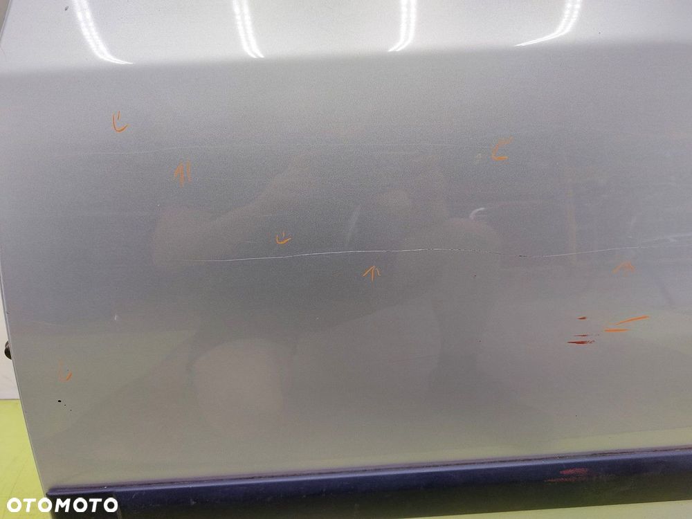 Drzwi tylne lewe tył SKODA FABIA II 2 LIFT 2010-2014 KOMBI LA7W SREBRNE - 3