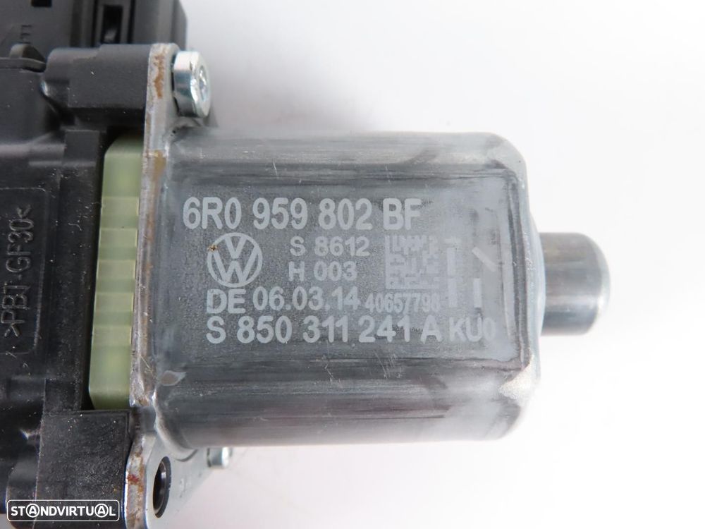 Motor elevador Direito/Frente Usado / Original VW POLO (6R1, 6C1) 6R0959802BF - 4
