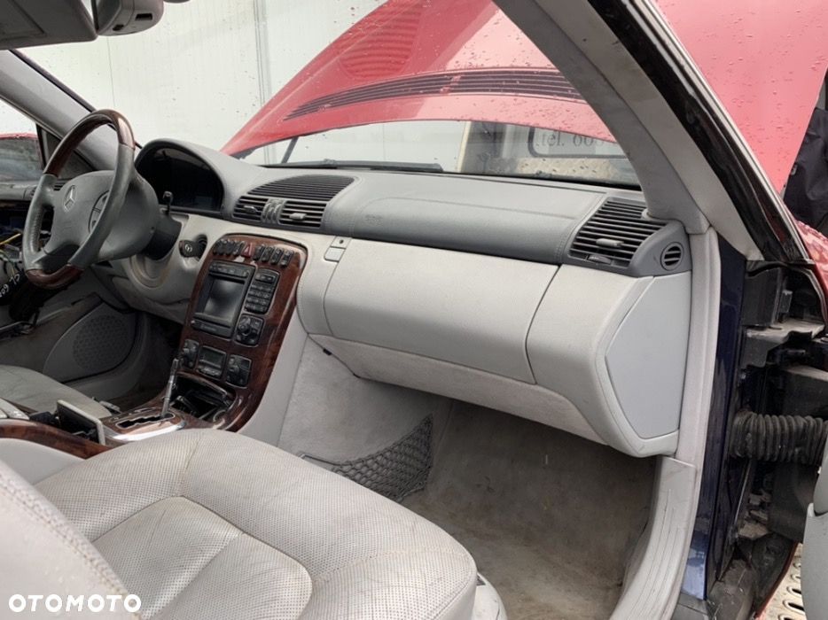 Mercedes CL 215 przekładka anglik a  konsola deska kokpit - 3