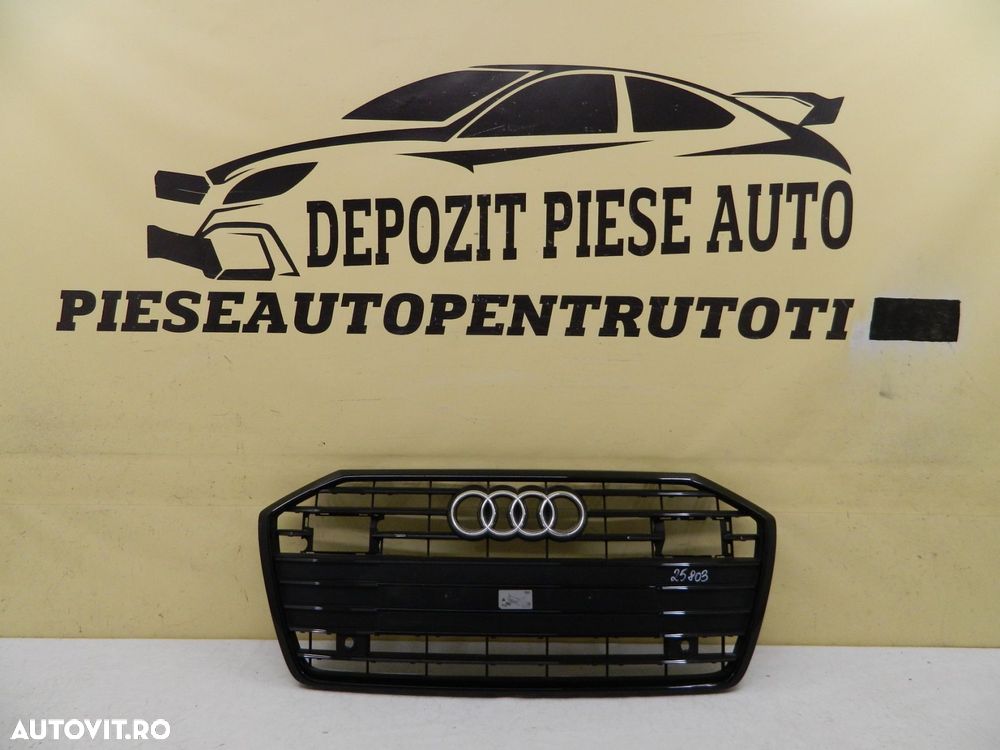 Grila radiator Audi A6 4K C8 NIGHT PACKET, 2018 2019, 2020, 2021, 2022, 2023, cod origine 3K0853651. - 2