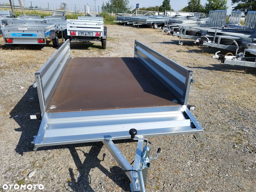 Zaslaw Przyczepa Zasław 235SU 235x132x35 1 osiowa mocne burty uchylna - 3