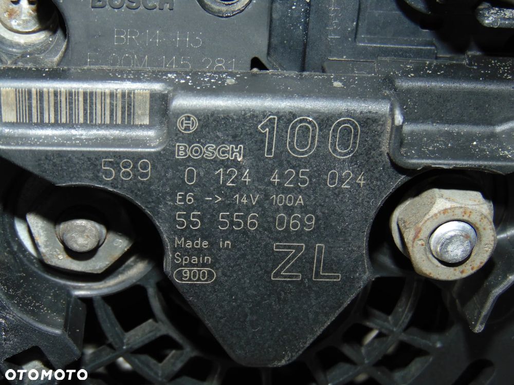 ORYGINAŁ alternator 0124425024 55556069 Opel Astra 3 III H 1.4 benzyna 04-12r - 2
