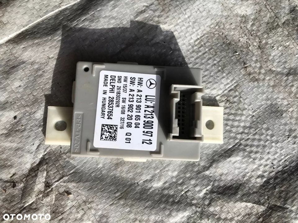 STEROWNIK SWIATEL A2139009712 w213 e klassa - 1