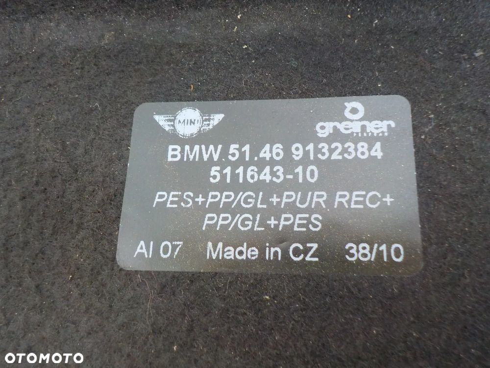 MINI COOPER PÓŁKA BAGAŻNIKA - 2