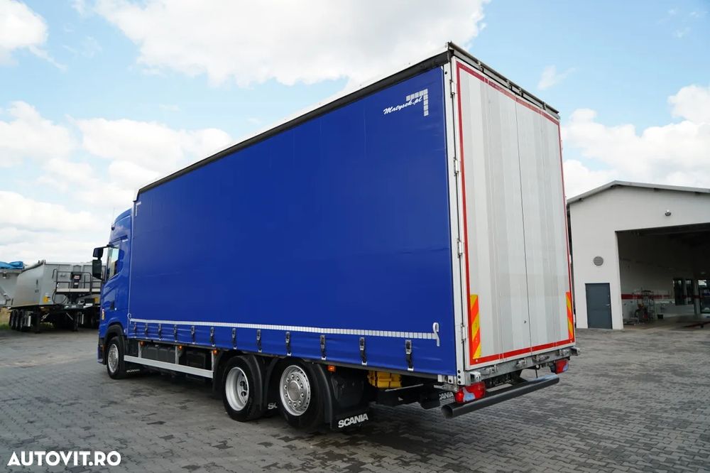 Scania S 450 / SOLO / CORTINĂ / 6x2 / ACOPERIȘ RIDICABIL / PUNȚĂ RIDICABILĂ / - 4