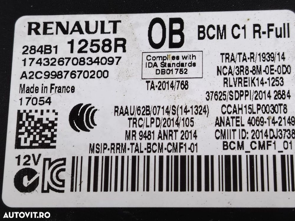 Modul bcm A2c9987670200 Renault Megane 4 [2016 - 2020] - 3