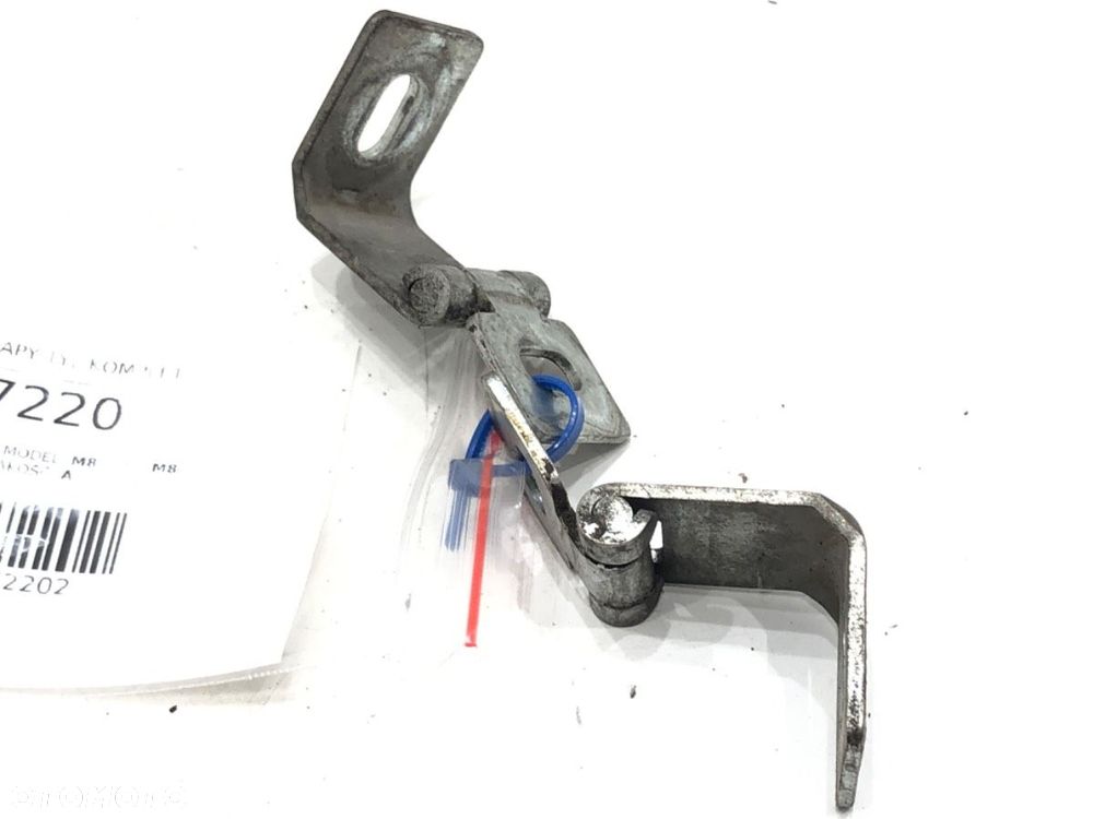 ZAWIASY KLAPY TYŁ KOMPLET  MICROCAR VIRGO 1999 - 2004 - 2