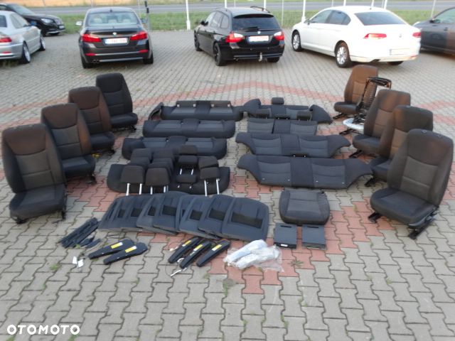 BMW 3 E90 E91 Siedzisko Tylnej Kanapy do Rozkładanego Dzielonego Oparcia Europa Ładne Przedlift Czarny Materiał  Welur  7133818  52207133818  BMW 316i 318d 318i 320d 323i 325d 325i 328i 330d 330i 335i - 1