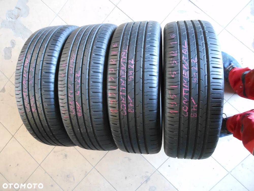 Opony 195/55r16 continnetal eco contact 6 6,3 lato komplet