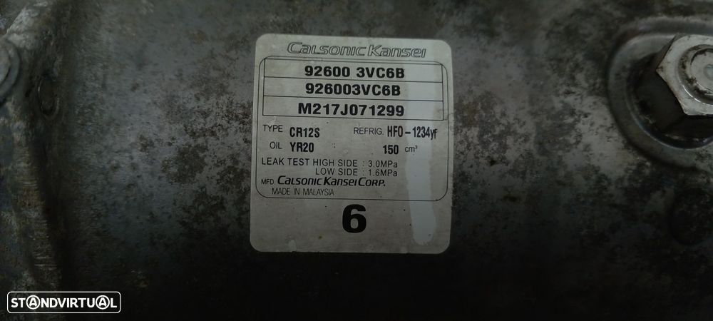 Compressor AC NISSAN Micra V (K14) - 4