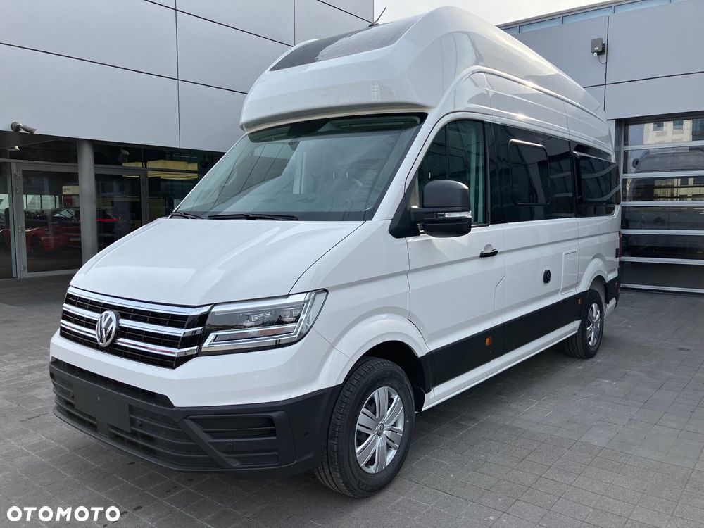 Volkswagen Grand California Grand California 600 silnik: 2,0 l TDI EU6 SCR BlueMotion Technology 130 kW skrzynia biegów: Przedni napęd automatyczna 8-biegowa rozstaw osi: 3640 mm - 6