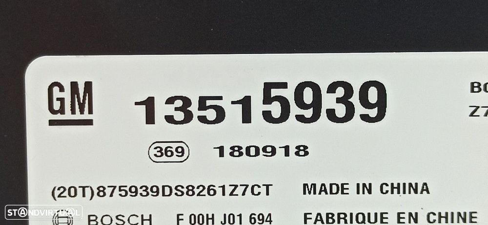 MÓDULO ELETRÓNICO OPEL CORSA E EDITION - 3