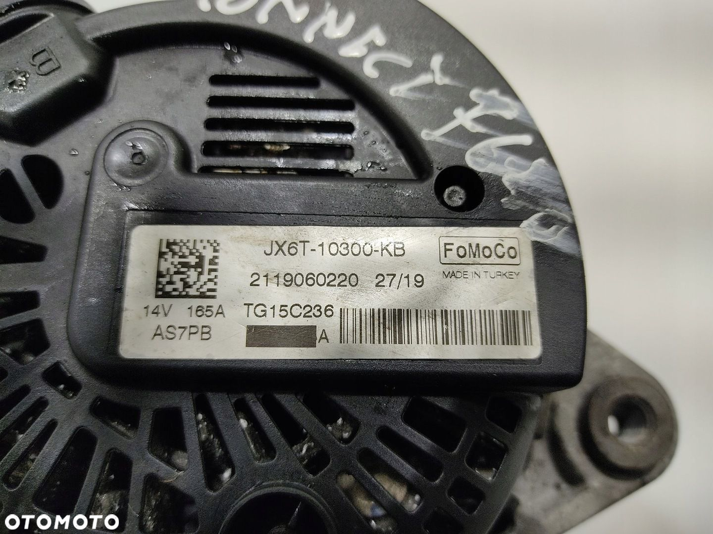 ALTERNATOR TRANSIT CONNECT MK2 II 1.5 TDCI ECOBLUE JX6T-10300-KB 2017-2022 - 6