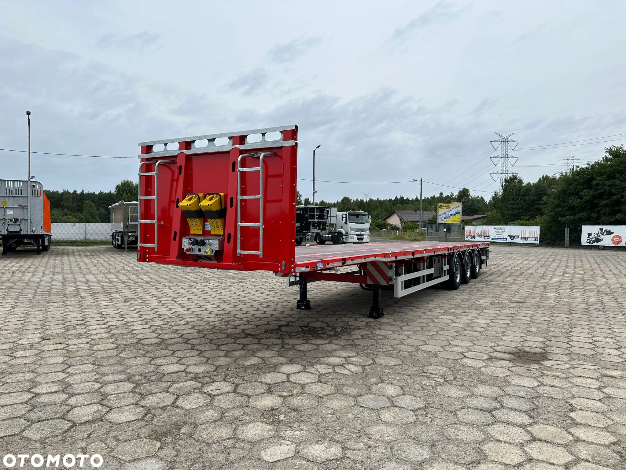 Inny MEGA TRAILERS Platforma pod LOWDECK - siodło 950mm, osie BPW, kontenery ADR EX3 ! - 10