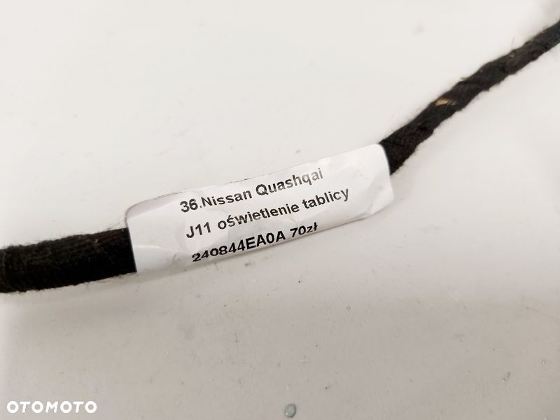 nissan qashqai ii j11 oświetlenie tablicy rejestracyjnej lampka 240844ea0a - 5