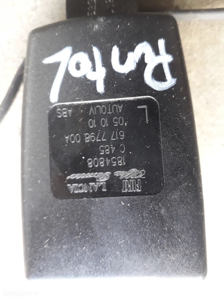 zapinka pasa bezpieczeństwa lewa przód 1854808 Grande Punto Evo 1.2 - 3