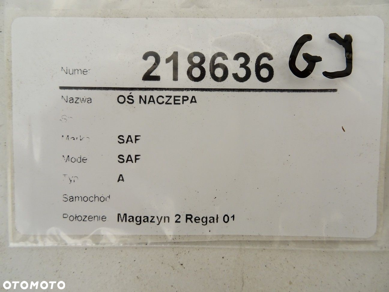 OŚ NACZEPA SAF - 1890.00 PLN - KAWASAKI GTR 1400cm3 - 7