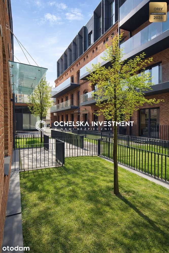 Studio z ogródkiem| 27,4 m²| Nova Fabryka| Centrum