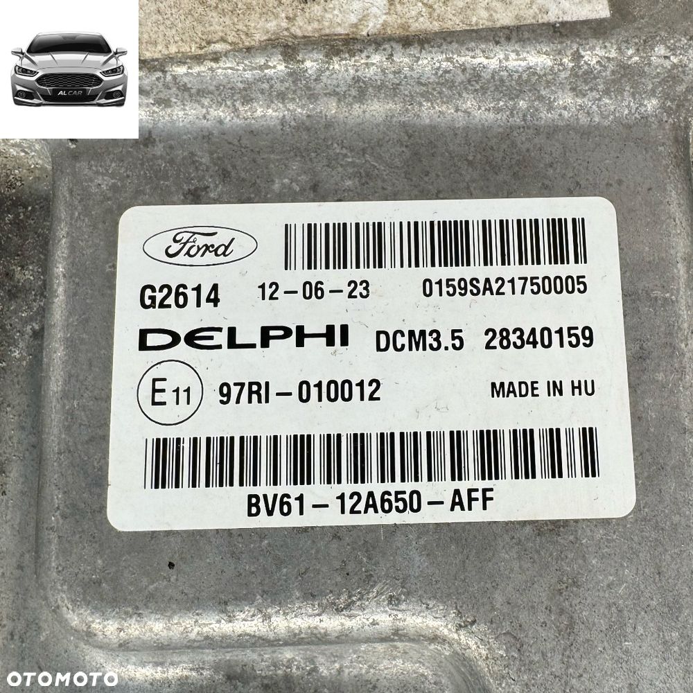 STEROWNIK SILNIKA 2.0 TDCI EURO 5 FORD FOCUS MK3, C-MAX MK2 BV61-12A650-AFF - 2