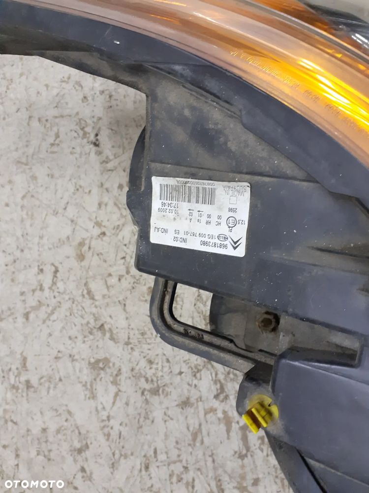 LAMPA PRZEDNIA PRZÓD LEWA PRAWA CITROEN C3 PICASSO EUROPA KOMPLET - 6