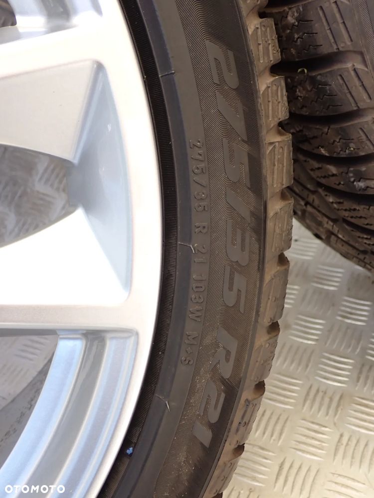 KOŁA FELGI ALUMINIOWE AUDI 9JX21  ET 35  5X112  4G8601025AQ/ AR/AS/BF   Z OPONAMI ZIMA PIRELLI 275/35/21 - 11