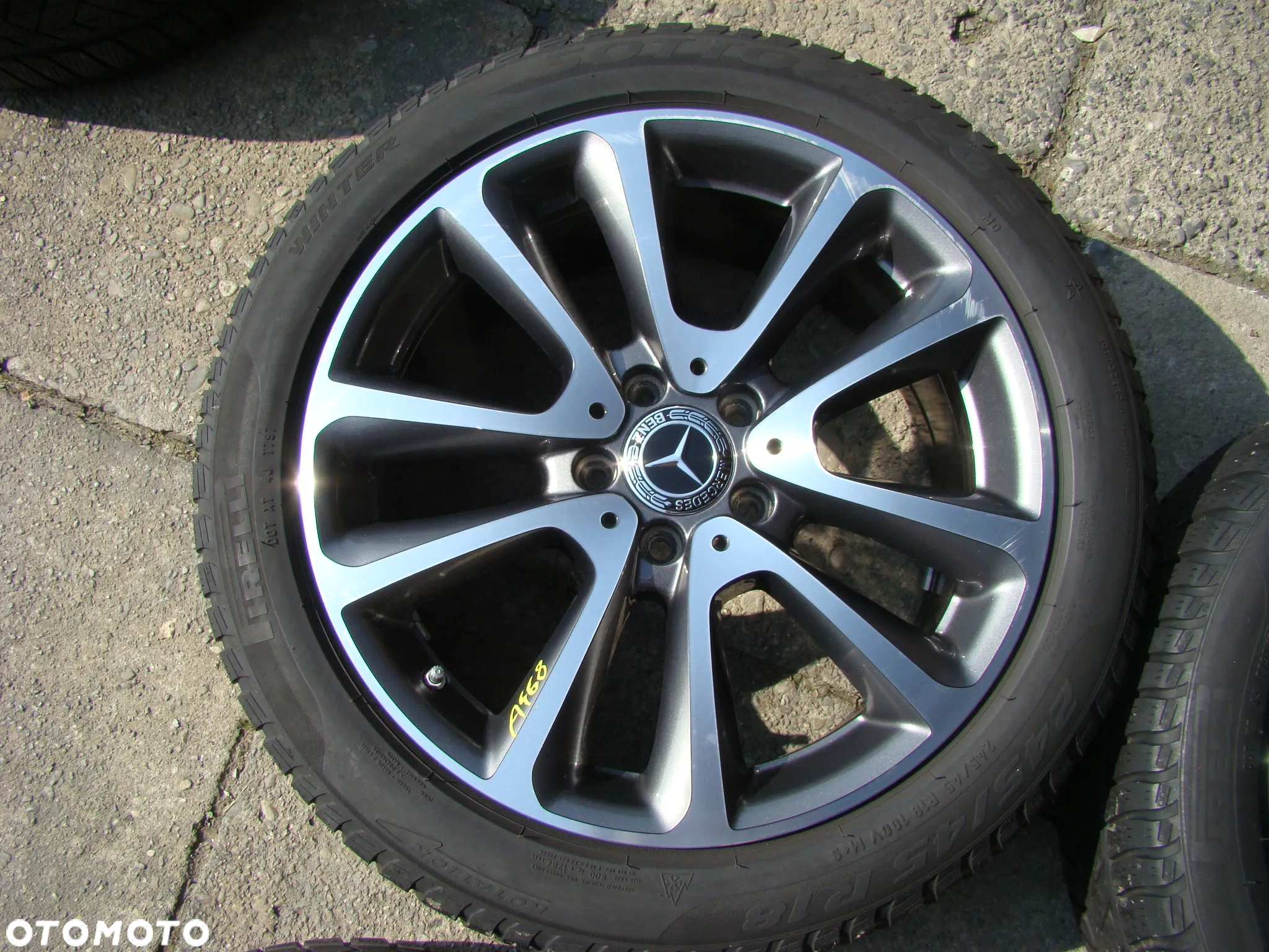 a468 5x112 Mercedes W213 S213 C238 A238 8jx18 245/45 opony zima Vito V-klasa W447 - 4