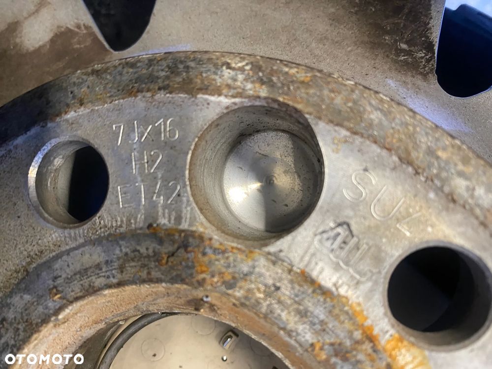 KOŁA KOŁO 16 FELGA ALUMINIOWE ALUSY 16" ET42 5X112 ; 57,1mm KOMPLET ; OPONY ZIMOWE AUDI A4 A6 VW SEAT SKODA ORYGINAŁ 4F0601025AN - 7