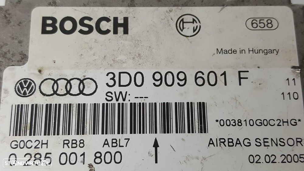 CENTRALINA DE AIRBAG VOLKSWAGEN TOUAREG (7LA) TDI V6 - 2