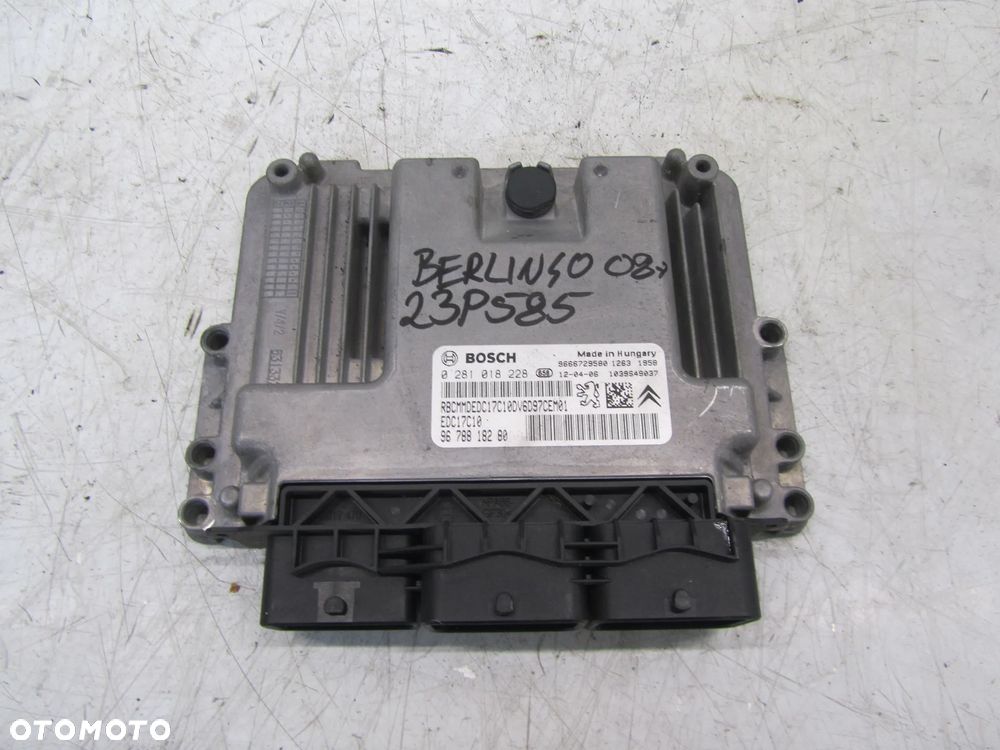 citroen berlingo-partner 08->komputer sterownik silnika 028108228 - 1