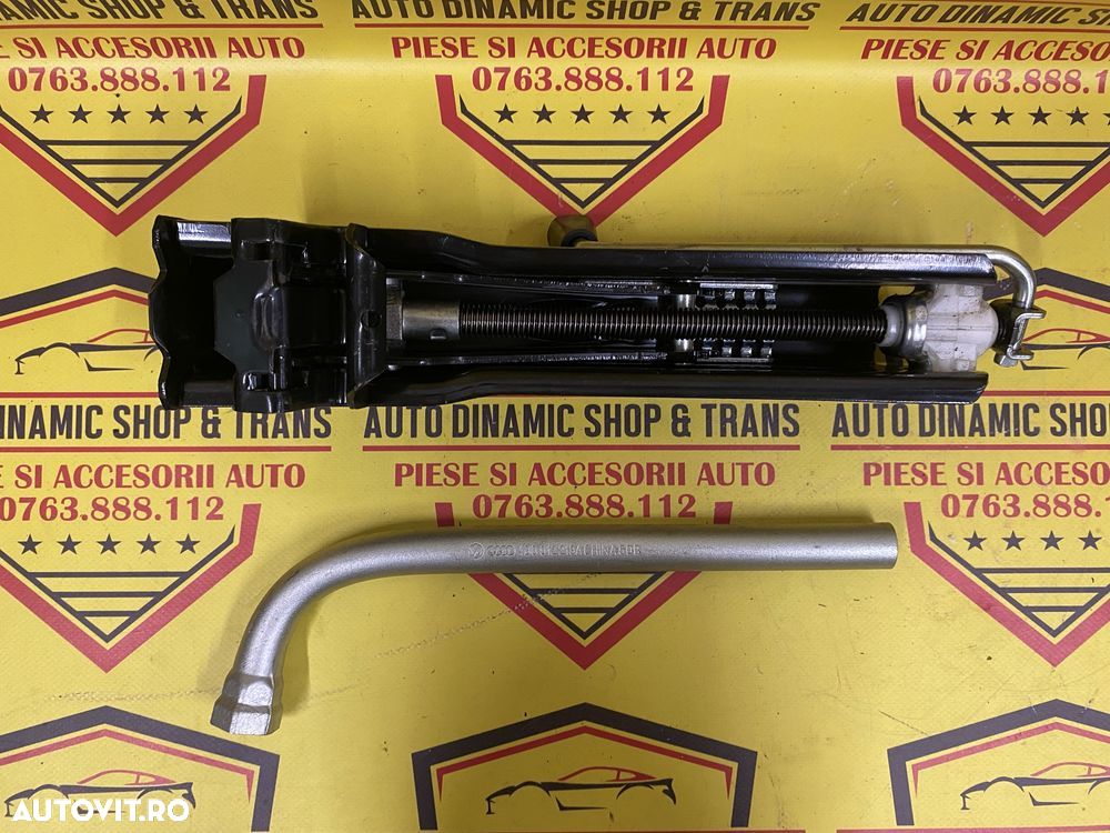 Cric auto original Skoda Superb VW Passat B6 B7 + cheie prezoane - 4