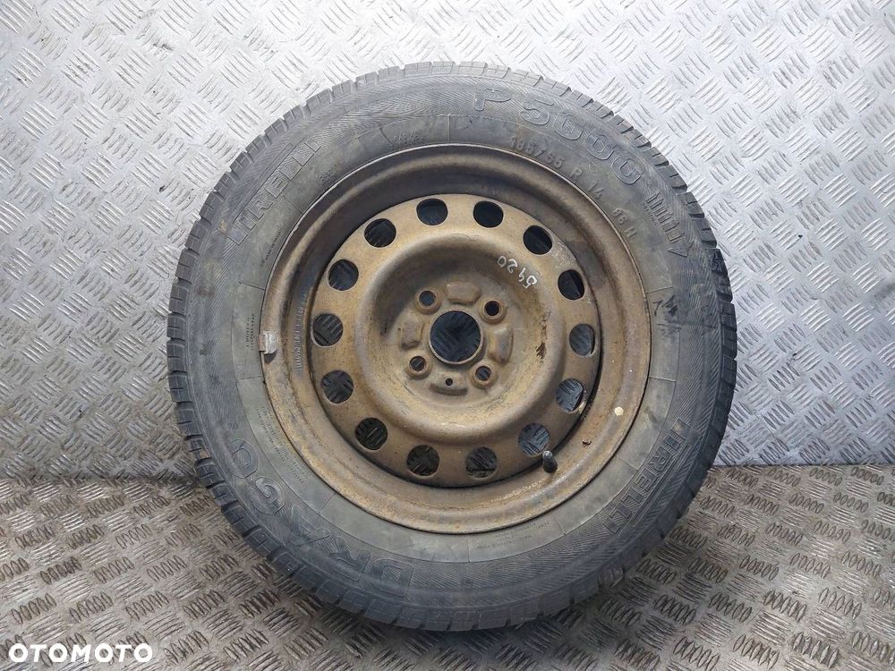 KOŁO ZAPASOWE ZAPAS 4X100 5,5Jx14 FI54,1 185/65R14 TOYOTA COROLLA E11 - 1