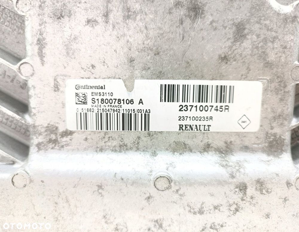 KOMPUTER SILNIKA STEROWNIK RENAULT MEGANE III 2.0 16V 237100745R M4RF - 2