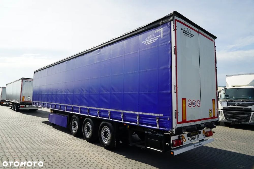Schmitz Cargobull FIRANKA / STANDARD / OŚ PODNOSZONA / DACH PODNOSZONY  / KOSZ NA PALETY / - 5