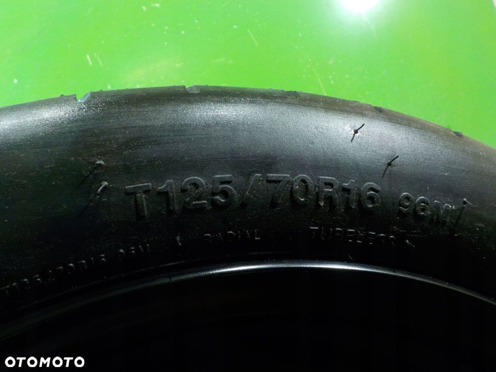 GOLF VI A3 8P GOLF V kolo dojazdowe 125/70/16 5X112 - 4