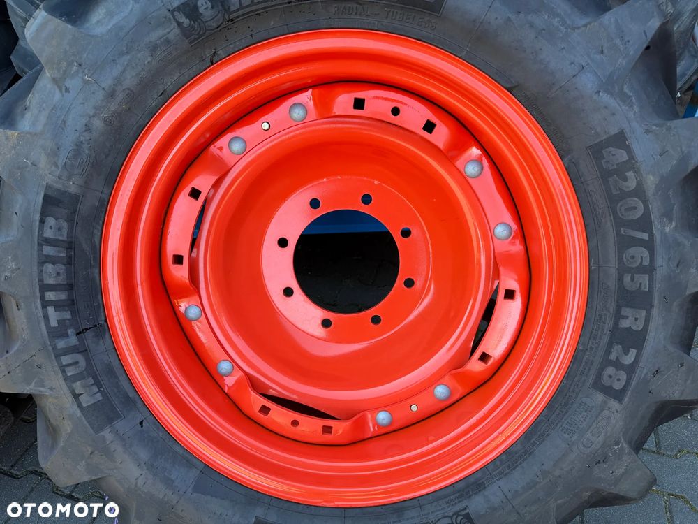 FV23% Nowa Opona 420/65R28 MICHELIN MULTIBIB Opona + Felga Kubota Koła - 2