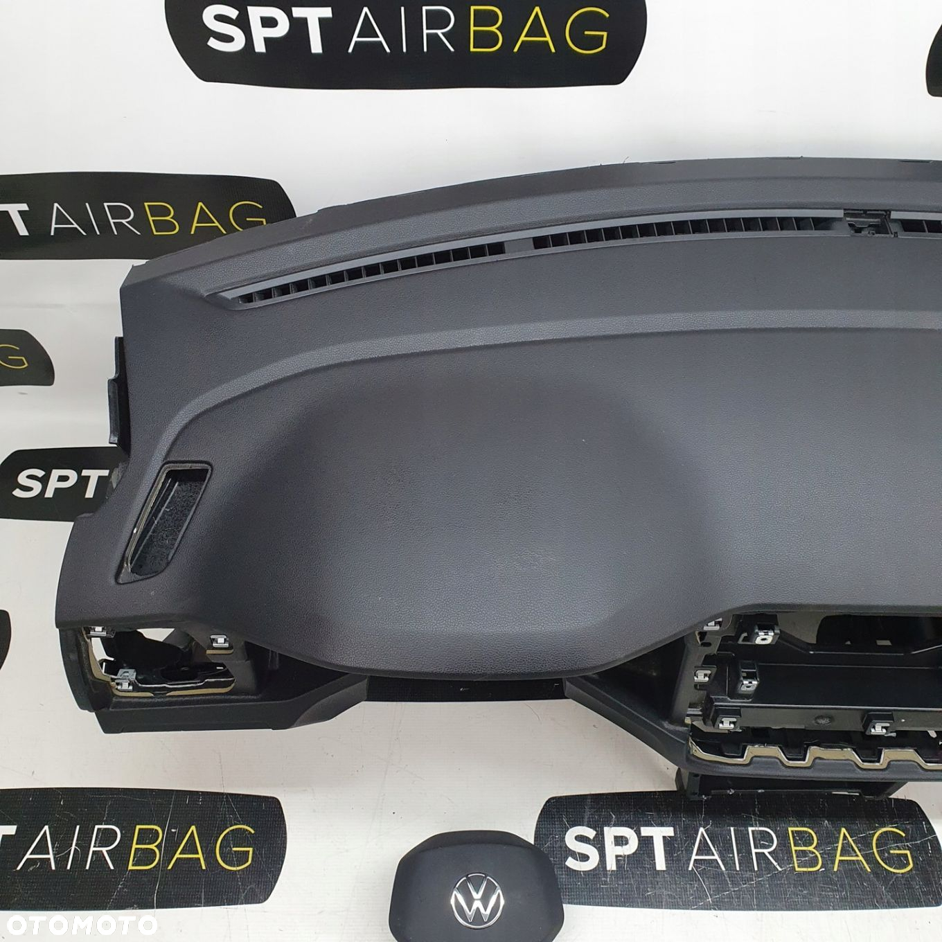 VW T-CROSS LIFT LCI DESKA ROZDZIELCZA KONSOLA KOKPIT PULPIT PODUSZKI AIRBAG AIR BAG KIT SET - 2