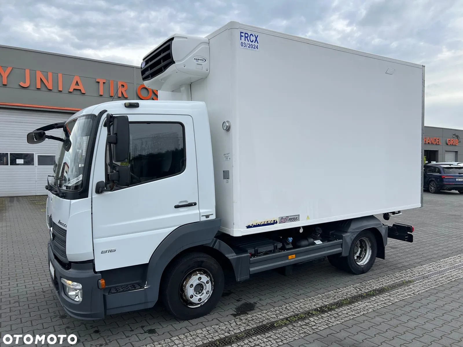 Mercedes-Benz ATEGO 816 EURO 6 CHŁODNIA HAKOWA KONTENER IZOTERMA LAMBERET PODUSZKI KLIMA - 3